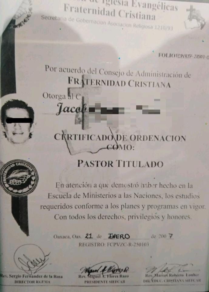 Detienen a pastor 2