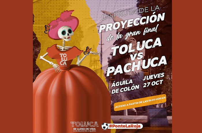 Entérate Colocarán pantallas gigantes en Toluca y Metepec para ver la final Diablos vs Tuzos 2