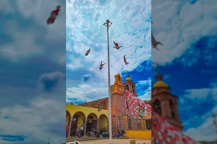 Entérate Llegan los Voladores de Papantla a Temoaya 2