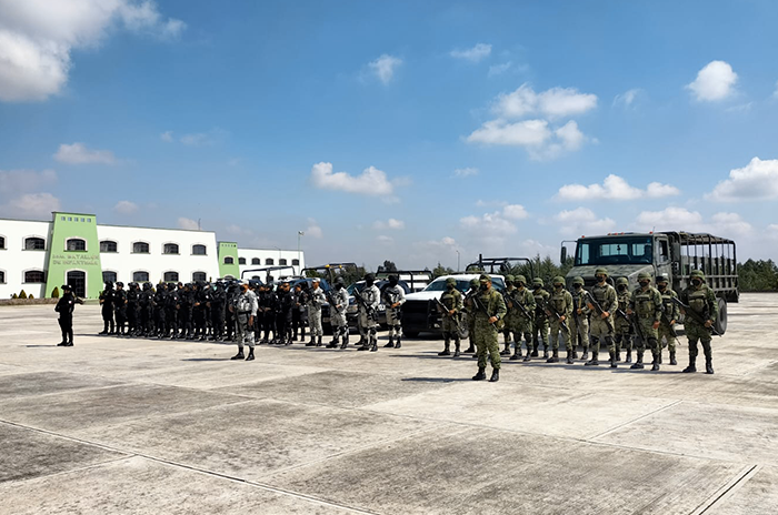 Implementan base de Operación Mixta para reforzar seguridad de Toluca