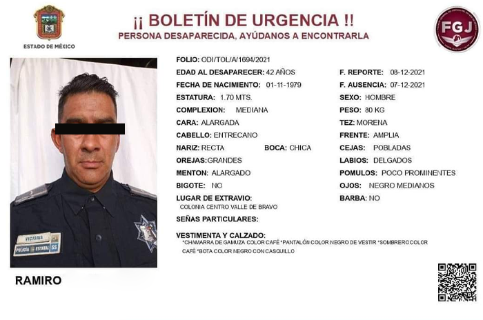 Policía encontrado quemado 2