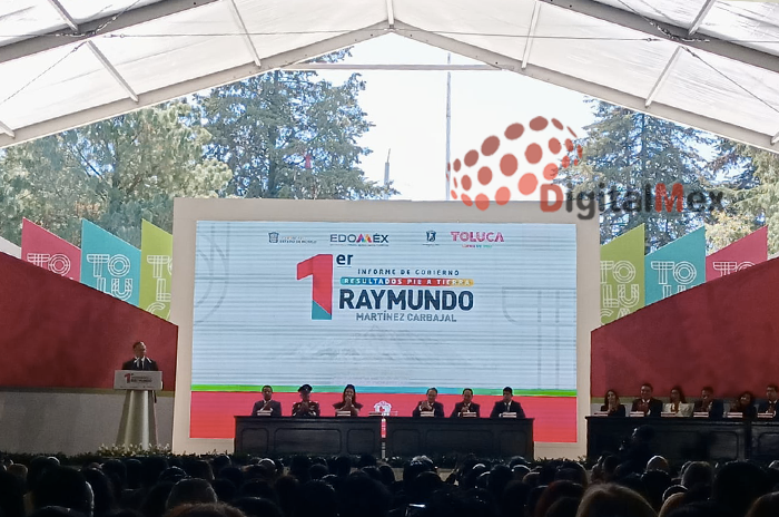 Presenta alcalde de Toluca Raymundo Martínez su Primer Informe de Labores 2