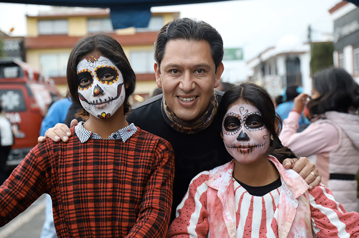 Primera Rodada del Terror arranca festejos del Día de Muertos en Santiago Tianguistenco 2