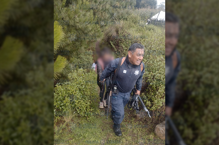 Rescatan a grupo que se extravió en zona boscosa de Tenango 2