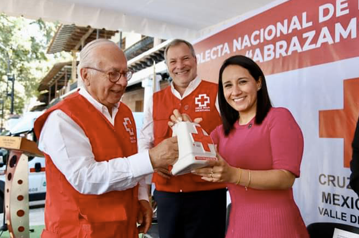 Rinde protesta Michelle Núñez Ponce como Presidenta Honoraria de Cruz Roja Mexicana en Valle de Bravo 2