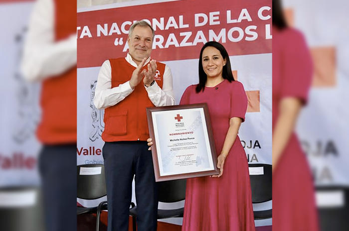 Rinde protesta Michelle Núñez Ponce como Presidenta Honoraria de Cruz Roja Mexicana en Valle de Bravo 3
