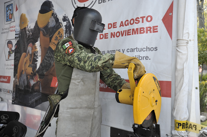 Secretaría de Seguridad concluye programa Canje de Armas en 39 municipios del Edoméx 2