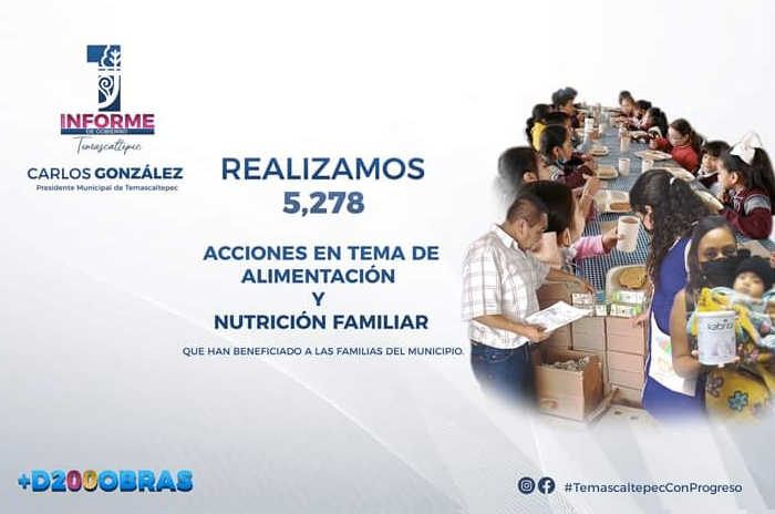 Temas de salud y alimentación son prioridad para Temascaltepec Carlos González 2