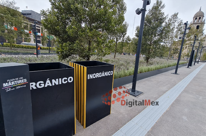 #Video: Casi lista remodelación de Plaza de Los Mártires en #Toluca