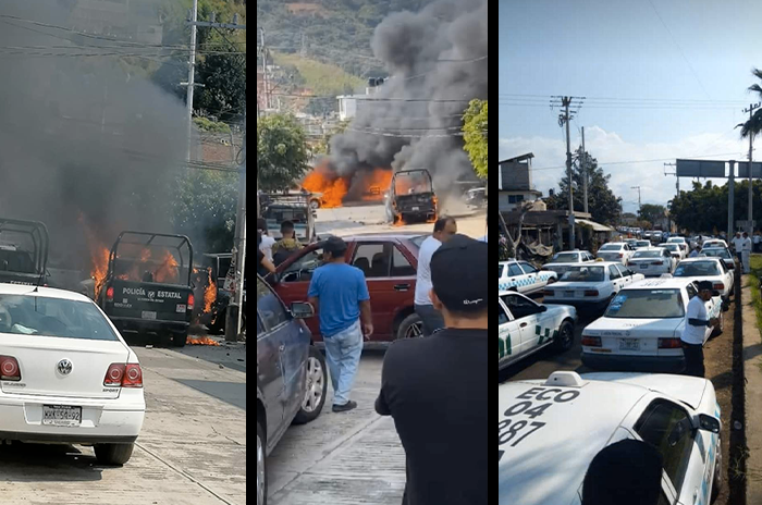 ÚltimaHora Incendian patrullas y bloquean accesos a Tejupilco