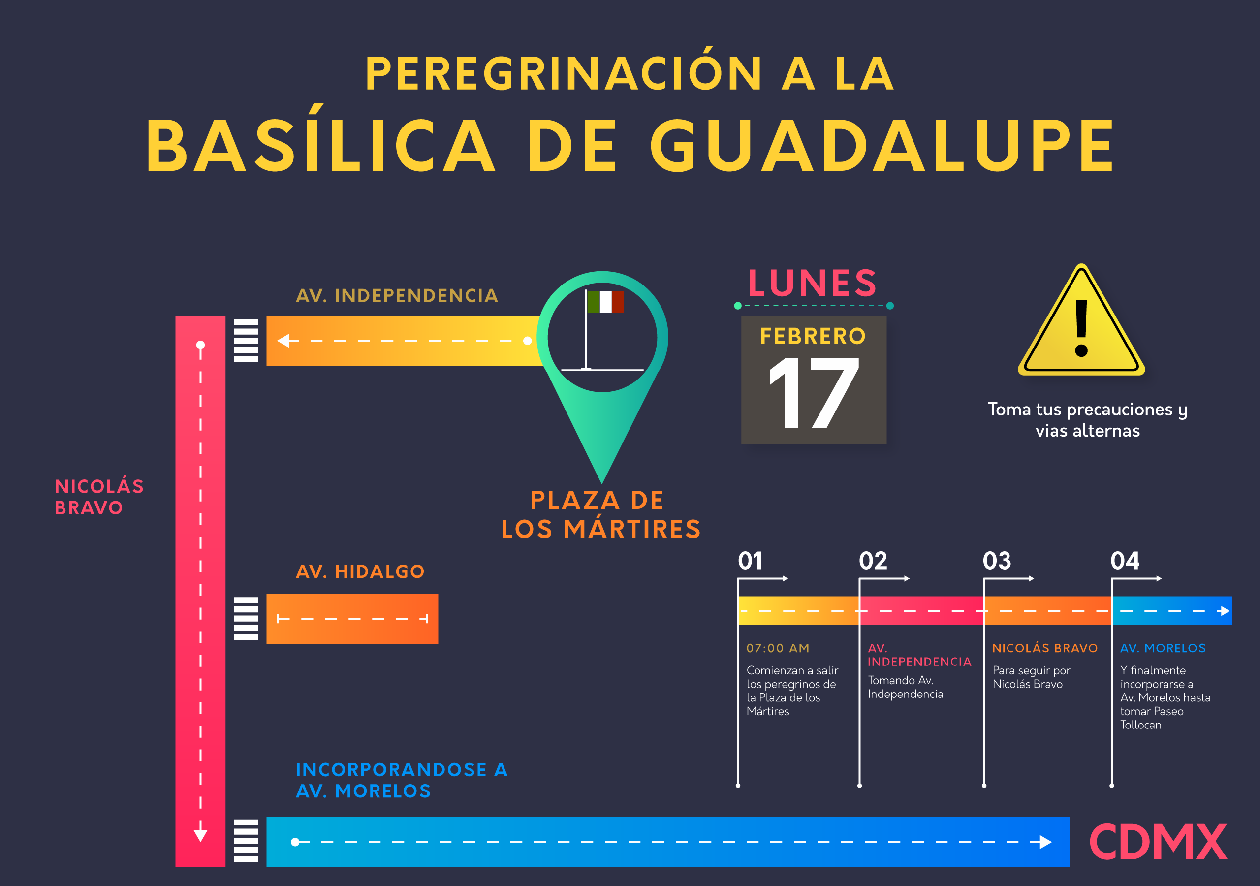 Peregrinacion a Basílica de Guadalupe