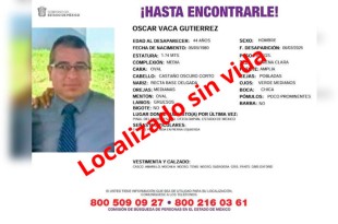 Autoridades iniciaron una ficha de búsqueda que culminó con el hallazgo del cuerpo en el afluente.