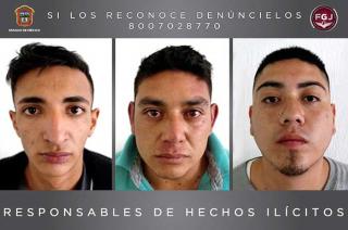 Pedro Alan Salazar Cervantes, Daniel Abiud Osorio Osorio y Juan Carlos Sauceda Rodríguez, fueron sentenciados a 60 años de cárcel 