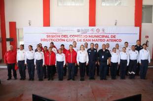 Ana Muñiz informó sobre los avances en seguridad y prevención en San Mateo Atenco