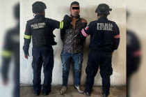 El sospechoso fue trasladado al Centro de Justicia para las Mujeres.