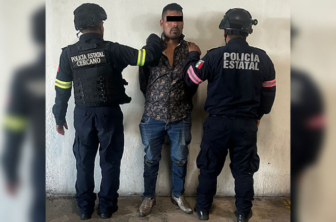 El sospechoso fue trasladado al Centro de Justicia para las Mujeres.