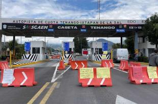 Las casetas de Tenango del Valle, la de Los Reyes y La Finca se mantendrán libres.