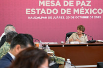Delfina Gómez preside Mesa de Paz