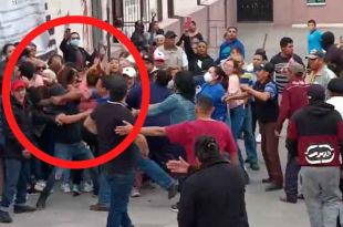 #Video: Pelean a golpes habitantes de #Ecatepec; hay al menos 10 heridos