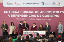 La gobernadora Delfina Gómez Álvarez destacó que este proceso es un paso importante para asegurar los espacios de trabajo de instituciones clave en la entidad 