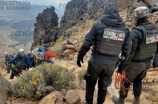 Se contó con apoyo de la Brigada del Socorro Alpino del estado de Puebla, la Cruz Roja y el Grupo de Desastres de Amecameca.