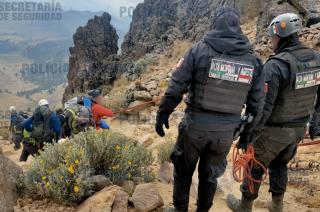 Se contó con apoyo de la Brigada del Socorro Alpino del estado de Puebla, la Cruz Roja y el Grupo de Desastres de Amecameca.