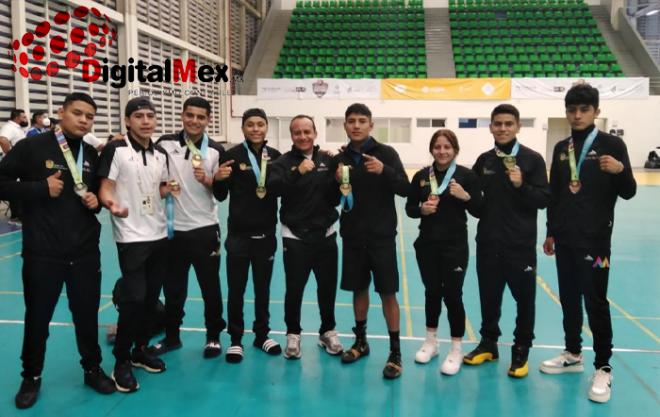 La cosecha de medallas del boxeo mexiquense en los Juegos Nacionales 2021 fueron ocho: cuatro medallas de oro, una de plata y tres de bronce