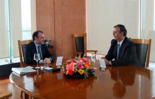 Videgaray y Ebrard se reúnen para tratar la transición presidencial