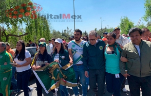 Con marcha, encabeza rector entrega de propuesta de reforma a la Ley UAEMex