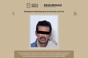 El detenido, junto con la mercancía recuperada y el arma punzocortante asegurada, fue presentado ante la Agencia del Ministerio Público.