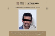 El detenido, junto con la mercancía recuperada y el arma punzocortante asegurada, fue presentado ante la Agencia del Ministerio Público.