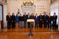 Héctor Macedo García encabezó la toma de protesta de nuevos titulares del Poder Judicial del Estado de México