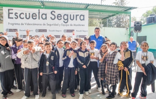 Entregan equipo de videovigilancia en escuelas de Cuautitlán Izcalli