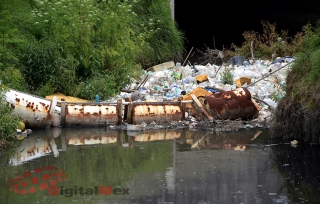 Taponamiento por basura en el Lerma, debilita bordos: Rafael Díaz