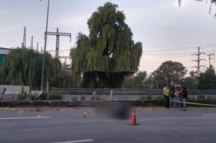 Fallece motociclista en trágico accidente en la México-Toluca