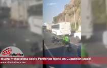 El accidente se registró esta mañana sobre los carriles laterales, pasando Punta Norte