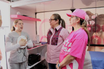 Azucena Cisneros Coss puso en marcha la Ruta Rosa 2025 en Ecatepec