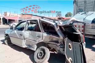 El accidente se registró a la altura de la comunidad de Cieneguillas de Guadalupe