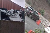 El accidente sucedió en el kilómetro 22, en dirección a la Ciudad de México.