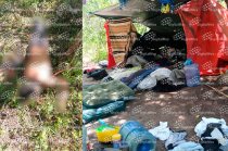Los policías atendieron una denuncia por detonaciones y localizaron un campamento con aproximadamente 10 hombres armados en el paraje Las Canoas.