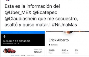 Joven se aventó de un Uber para evitar ser atacada, en Ecatepec