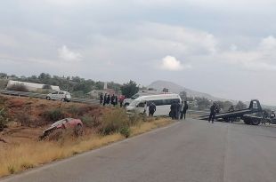El accidente se registró en la carretera a San Bartolo