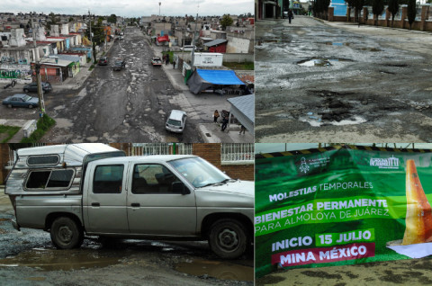 Calles con baches serán pavimentadas