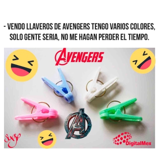 Vendo llaveros...