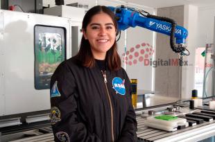 Para participar, Judith Miriam Ángeles trabajó durante medio año en un proyecto sobre la radiación cósmica y la solar.