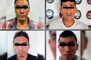 La FGJEM acreditó la probable participación de cuatro sujetos en asesinatos ocurridos en los municipios de Acambay, Toluca y Nicolás Romero