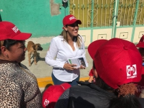 Promete Olga Esquivel más apoyos para su distrito, de ganar las elecciones