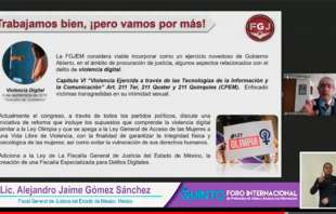 El fiscal afirmó que el gobierno abierto va más allá de la transparencia, pues es la antesala de la reconstrucción de la comunicación entre las autoridades y la sociedad civil