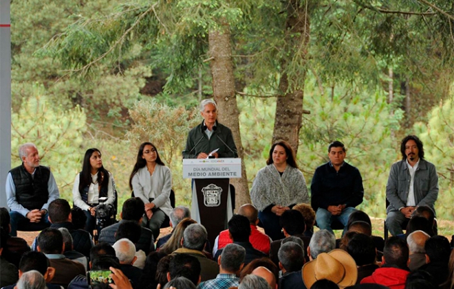 Presenta Del Mazo medidas para impulsar cuidado del medio ambiente en Edomex