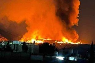 El incendio no ha sido atendido por las autoridades estatales y federales.